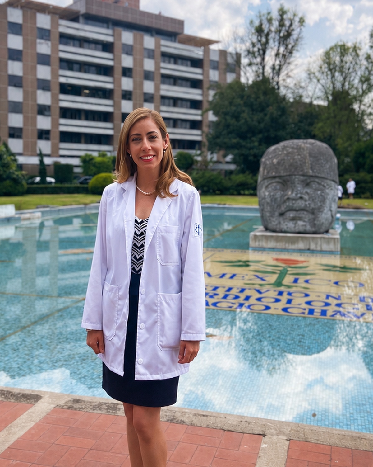 Retrato de la Dra. Alejandra Iturralde Chávez, cardióloga pediatra
